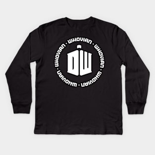 Are You  A Whovian Kids Long Sleeve T-Shirt